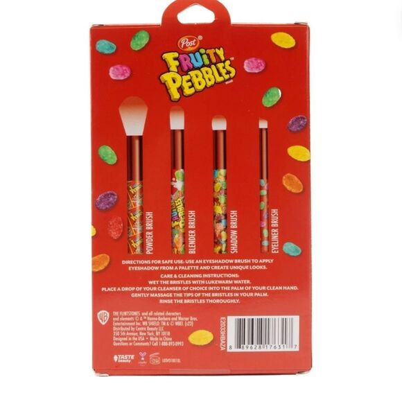 Taste Beauty Fruity Pebbles 4-PC Cosmetic Brush Set - Picture 5 of 5